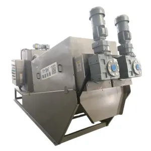 Large Capacity Screw Press Machine Medical Automatic Sludge Dehydrator