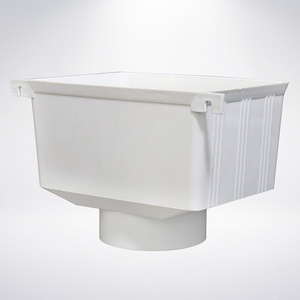 PVC phụ kiện đường ống phụ kiện downspout thả Outlet cho mái nhà mưa thoát nước PVC máng xối phụ kiện 75 110 - Product Image 5