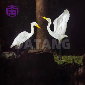 Lámpara decorativa LED 3D de garza, personalizada, impermeable IP65, grande, para exteriores, para paisajes, parques, decoraciones de Diwali y Navidad. - Product Image 2