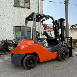 T-O-Y-O-T-A TCM MITSUBISHI HELI Used Forklift truck 3/5/7/8/10 Ton Japanese Diesel Engine Stacker triple Mast <b>Side</b> Shift - Product Image 1