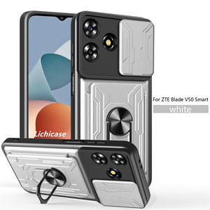 Lichicase Phong Cách Thiết Kế Vô Hình Xe Túi Giữ Từ Trường Hợp Armor Cho Zte Blade A56 Chống Sốc Vỏ Điện Thoại - Product Image 6