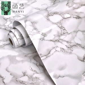 <span class=keywords><strong>Carta</strong></span> da Parati Impermeabile <span class=keywords><strong>per</strong></span> Bagno Autoadesiva in Vinile Effetto Marmo Decorazione Casa - Product Image 2