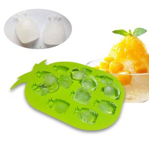 12 Pineapple Silicone Ice Cube Tray Gummy Jello Fondant Mold <b>Mini</b> <b>Soap</b> Embeds Crayon Wax Melt Mold Kitchen Bar Accessories - Product Image 1