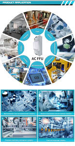 Unidad de Filtro de Ventilador FFU H14 Hepa de 220V para Cultivo de Hongos, Micología, Gabinete de Flujo Laminar, Sala Limpia, Laboratorio - Product Image 2