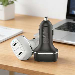 อะแดปเตอร์ที่ชาร์จในรถเร็วชนิด PD30W คู่60วัตต์สำหรับ <span class=keywords><strong>iPad</strong></span> <span class=keywords><strong>Mini</strong></span> สำหรับ iPhone 17 16 15 14สำหรับ Samsung Galaxy S25 - Product Image 1