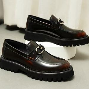 Men's Casual Shoes Autumn Party Dress Shoes Handcrafted Oxford Shoes Business Breathable Leather Shoes Fashionable Classic - Product Image 5