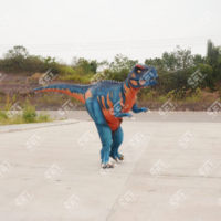 Modelo de Dinosaurio Realista Hecho a Mano, Traje de T-Rex para Adultos, Disfraz de Dinosaurio Caminante para Espectáculos/Adventuras