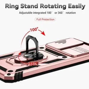 Armure anneau support Push coques de téléphone pour Redmi <span class=keywords><strong>Note</strong></span> 11 10 9 <span class=keywords><strong>8</strong></span> Pro Ma 9S Prime Poco X3 NFC X4 M4 4G 5G 11 11T couverture - Product Image 4