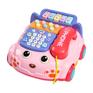 Téléphone de simulation éducatif en plastique <span class=keywords><strong>à</strong></span> piles pour bébés 0-1-3 ans, machine <span class=keywords><strong>à</strong></span> <span class=keywords><strong>lire</strong></span> les histoires et jouet Whack-A-Mole pour enfants - Product Image 5