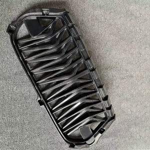 Nouvelle calandre avant en Fiber de carbone pour <span class=keywords><strong>Suzuki</strong></span> <span class=keywords><strong>Swift</strong></span> <span class=keywords><strong>Sport</strong></span> ZC33S grille de pare-chocs prise maille garniture cadre couverture accessoire de voiture - Product Image 3
