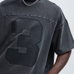 T-shirts pour hommes en tissu toile respirant, écologique, anti-rides, à séchage rapide, de haute qualité, OEM, 100% coton, coupe classique - Product Image 4