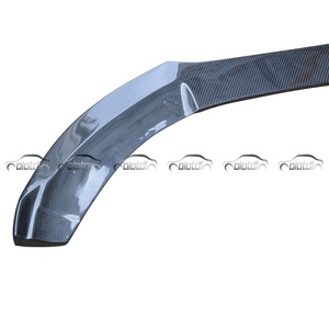 FD Style Car Front Bumper Lip Side <b>Splitter</b> Chin Spoiler Carbon Fiber for Mercedes Benz W205 C63 2015+ - Product Image 4