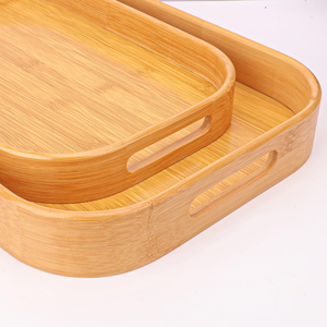 Bamboo Lacquer Modern-Style Hotel Serving <b>Tray</b> Living Room Tableware Eco-Friendly Food <b>Storage</b> <b>Trays</b> Easy to Clean - Product Image 4