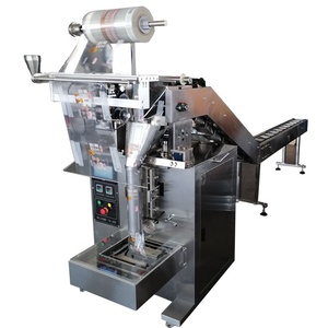 Máquina de envasado Vertical de cubo basculante 320 para envasado de bolsas de alimentos para sellado trasero Material plástico Componentes de núcleo de Motor PLC - Product Image 3