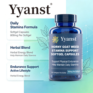 Suplemento Herbal en Cápsulas Blandas con Extracto de Horny Goat Weed para Apoyo a la Resistencia Física en Hombres Activos OEM ODM - Product Image 3