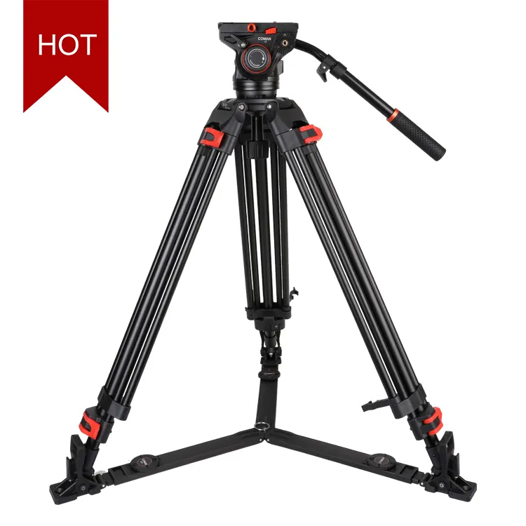 Coman Aluminium Video Stand Professional Tripod For Camera In High Quality DF26Q7