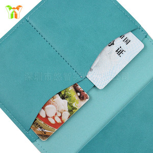 Porta pasaportes RFID anti-desmagnetización, porta documentos, funda para tarjetas, estuche de viaje para pasaporte de cuero PU, funda protectora - Product Image 2