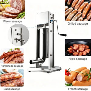 Machine à farcir les saucisses en acier inoxydable de qualité industrielle pour la fabrication de saucisses en restaurant - Product Image 4