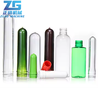 Bouteille en plastique bleue de 5 gallons personnalisée 1 litre 2 litres 19 litres 20 litres préforme PET 750 grammes pour souffler le baril de bouteille d'eau minérale