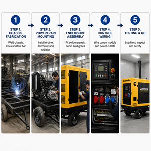 เครื่องกำเนิดไฟฟ้าดีเซล 40kva 40kw 50kva 50kw 60kva ประหยัดน้ำมัน พร้อมเครื่องยนต์ Cummins 4BT ได้รับมาตรฐาน EAC EAP CE ISO UKCA ROHS ราคาพิเศษ - Product Image 4