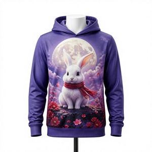 Sudadera con Capucha Personalizada con Estampado Gráfico por Sublimación, Transpirable, Ecológica, de Spandex y Poliéster, con Transferencia Térmica, para Hombre y Mujer - Product Image 1