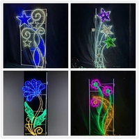 Maßgefertigte Outdoor 2D LED-Hängelampen mit IP65-Schutzklasse und Mehrfarboptionen für Weihnachts- und Feiertagsdekorationen