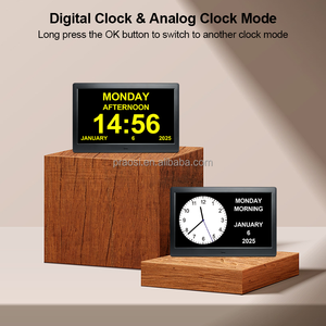 Meilleur réveil intelligent Azan simplement disposé avec les deux néerlandais et anglais indonésien arabe facile à configurer Islam Azzan dispositifs d'horloge - Product Image 5