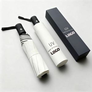 JX984 Paraguas Promocional al por Mayor, Plegable en 3 Secciones, Automático, con Protección UV, Resistente al Viento y a la Lluvia, Personalizable con Logotipo - Product Image 1