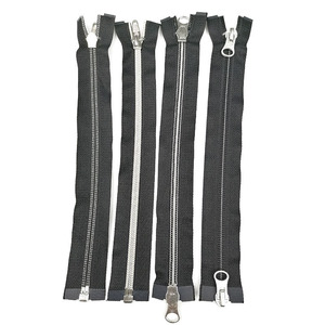 <span class=keywords><strong>Fermeture</strong></span> éclair en nylon de curseur en métal lisse renforcé résistant d'usine pour les sacs de voyage d'équipement extérieur de bagage de vêtements de travail - Product Image 6
