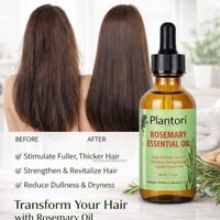Élixir capillaire fortifiant à la menthe et au romarin, 100 % naturel, à base de plantes, pour la croissance des cheveux, huile essentielle pour diffuseur, marque privée