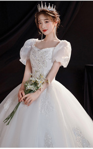 <span class=keywords><strong>Robe</strong></span> <span class=keywords><strong>de</strong></span> mariée à la nouvelle princesse simple vent traînant <span class=keywords><strong>robe</strong></span> française <span class=keywords><strong>enceinte</strong></span> 20233 <span class=keywords><strong>de</strong></span> la mariée - Product Image 6