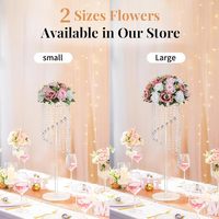Vente en gros de boules de fleurs en soie Centres de table de mariage pour événement Mariage Table à manger Maison