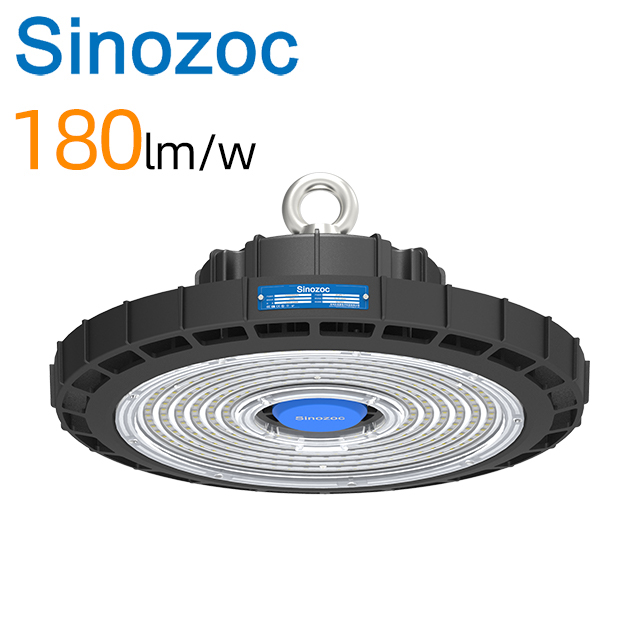 Светодиодные светильники Sinozoc ZCCP691 для мастерской, одобренные CE Rohs, 150 Вт НЛО, яркие светодиодные светильники для высоких промышленных помещений