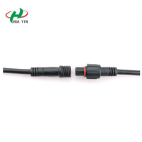 Connecteur miniature mâle-femelle en laiton étanche IP67 à 5 broches pour éclairage extérieur, système de panneaux solaires LED, signal