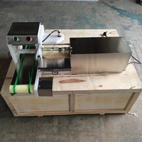 Nouvelle machine automatique à enfiler les brochettes pour usage commercial, outil rapide pour l'enfilage de la viande, équipement de barbecue avec garantie d'un an