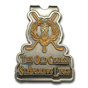 Badges Souvenirs Magnétiques en Métal avec Marqueurs de Balle, Idéaux pour les Amateurs de Golf - Product Image 1