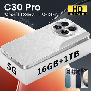 Téléphone 5G C30 Pro pour tutorat en ligne, batterie longue durée 8000 mAh, écran 7,3 pouces, appareil photo IA 108MP, 16 Go + 1 To, double SIM + carte TF, application tableau blanc, déverrouillage facial - Product Image 5
