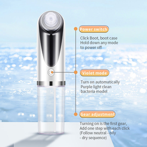 Dispositivo Elettrico per Pulizia Viso con Micro Bolle e Ciclo d'Acqua per Rimozione Punti Neri e Acne - Product Image 5