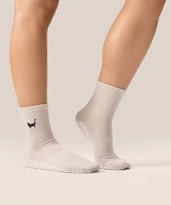 Customized Embroidered <b>Socks</b> with Anti-slip Design Thick and Warm Pilates Exercise <b>Socks</b> Comfortable and Durable - Product Image 3