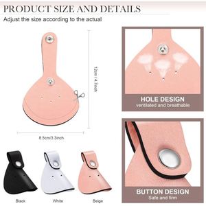 Protection UV en cuir PU pour le nez, patch de protection solaire pour le nez, protection UV pour les yeux, pour lunettes, lumière du soleil, hommes, femmes, sport - Product Image 3