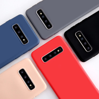 Coque en silicone caoutchouc, protection intégrale, antichoc, protection contre les chutes pour Samsung Galaxy S10E S10 S10 Plus