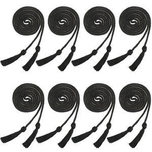 Bachelor's Degree Honors Rope Double Headed Tassels Metallic <b>Cord</b> Braided Polyester For Garment Use - Product Image 3