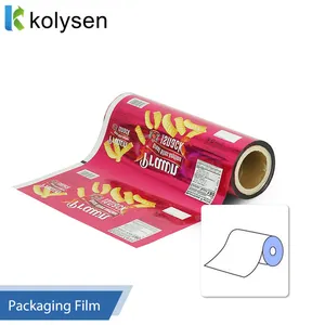定制层压卷材10色印刷包装膜零食塑料包装填充卷