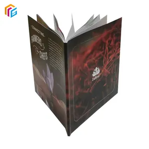 Factory Price Matte Lamination Art Paper Offset Printing Softcover Perfect Binding Custom Brochure Printing