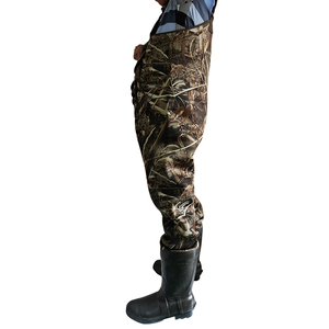 Vadeador de Pesca de Neopreno 100% Impermeable de 4.5mm <span class=keywords><strong>para</strong></span> Caza y Pesca con Botas Thinsulate de 800g, Camuflaje - Product Image 3