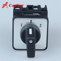 Interrupteur rotatif à came CanTak LW40-20 1-0-2 2 pôles pour commande numérique de machine-outil, moteur asynchrone à cage d'écureuil 690V