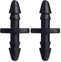 Excellent raccord double barbelé pour tuyau d'irrigation goutte à goutte pour système de micro-irrigation de jardin