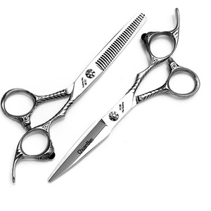 Kawamoto Hairdressing Scissors Set Stainless Steel Flat <b>Shears</b> Thinning <b>Shears</b> Ring Style Durable Styling <b>Tools</b> - Product Image 5