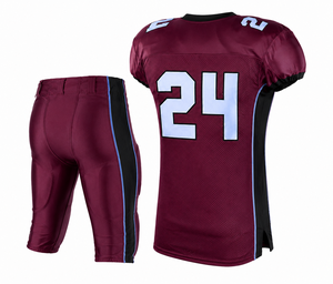Uniforme de Fútbol Americano Personalizado para Adultos, Transpirable, de Secado Rápido, Talla Grande, Manga Corta, 100% Poliéster, Último Diseño, Nuevo Estilo - Product Image 4