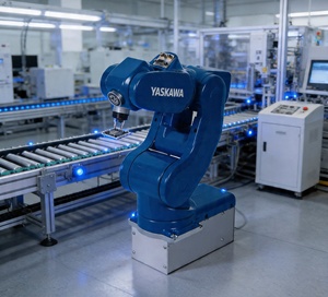 Robot Industrial Moto Mini de 6 Ejes, Carga Útil de 0.5 kg, Radio de Trabajo Máximo de 350 mm, Paletización, IP67, Función PLC, Motor - Product Image 5